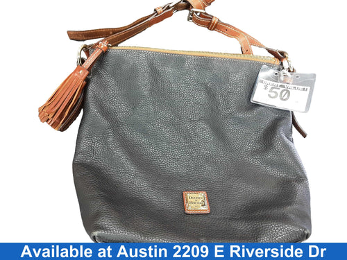 Dooney & Bourke Pebble Grain Crossbody Black Purse / Handbag