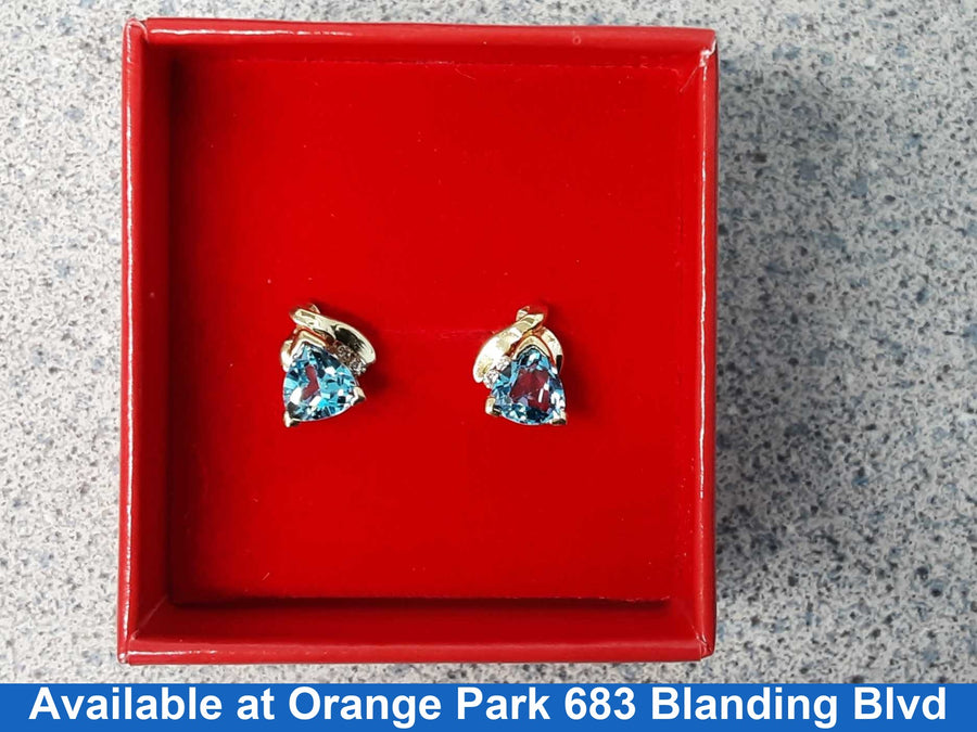 Earrings - Yellow Gold 14k (.585) 2.6 grams