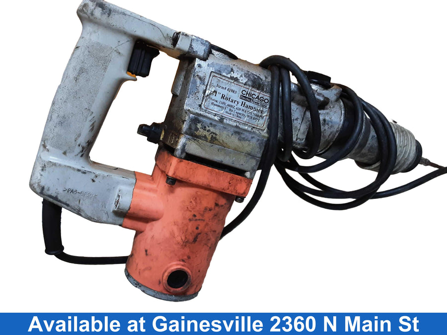 Chicago Electric 41983 Orange Corded Hammer Drill