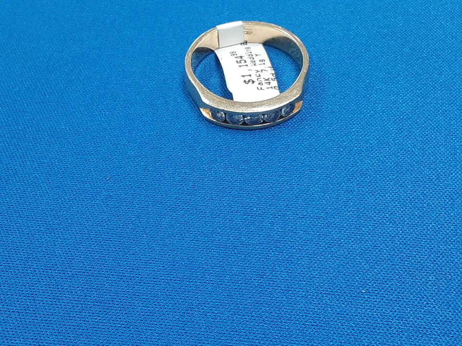 Ring - Wedding Band - Yellow Gold 14k (.585) 7.1 grams Size 12