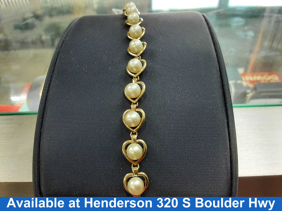 Tennis Bracelet - Yellow Gold 14k (.585) 11.6 grams 8 inch