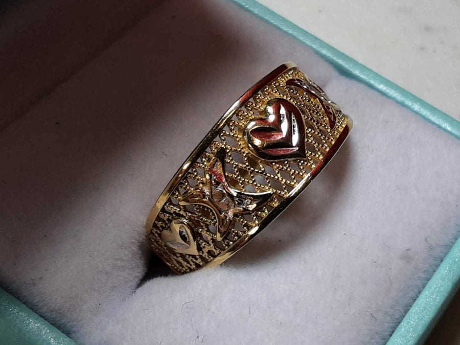 Women's Ring - Yellow Gold 14k (.585) 2.9 grams Size 12