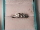 Ring - Engagement Set - White Gold 10k (.417) 2.7 grams Size 7