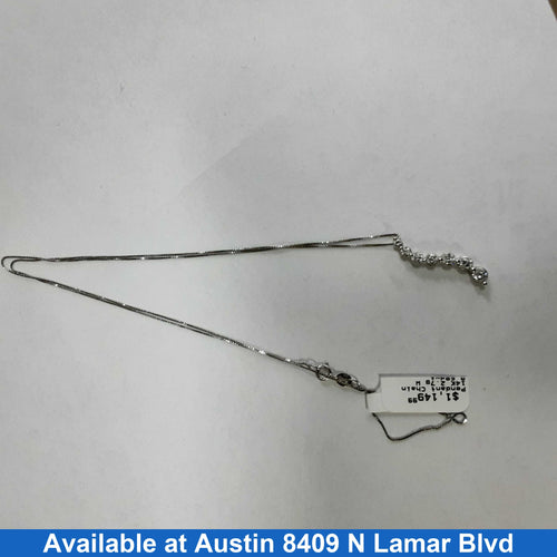 Chain - White Gold 14k (.585) 2.7 grams 18 inch