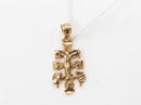 Crucified Jesus Religious Pendant - Yellow Gold 10k