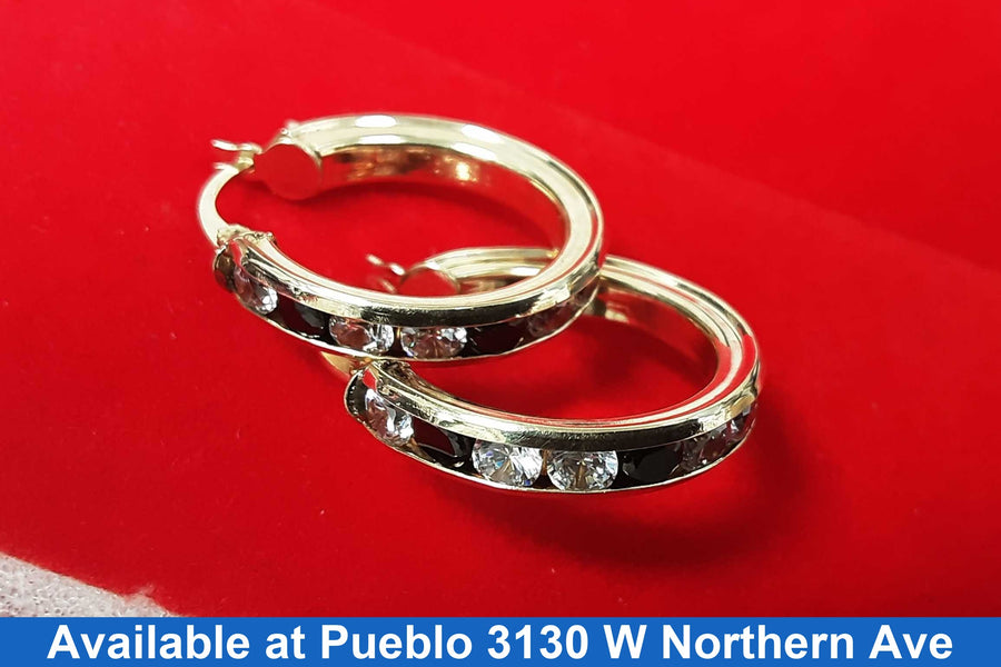 Bangle Earrings - Yellow Gold 14k (.585) 6.1 grams