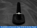 Women's Ring - Solitaire - White Gold 14k (.585) 2 grams Size 6.5