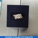 Ring - Engagement Set - Yellow Gold 14k (.585) 4.4 grams Size 7