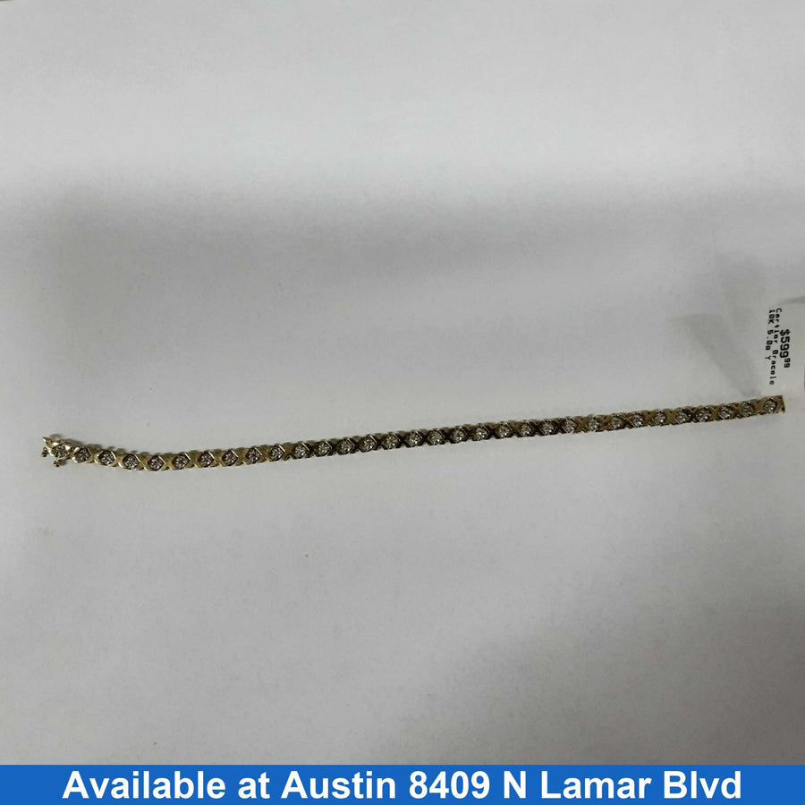Bracelet - Yellow Gold 10k (.417) 5 grams 8 inch