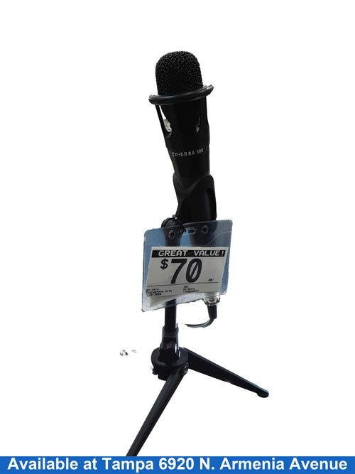 En Core 300 Black Corded Microphone