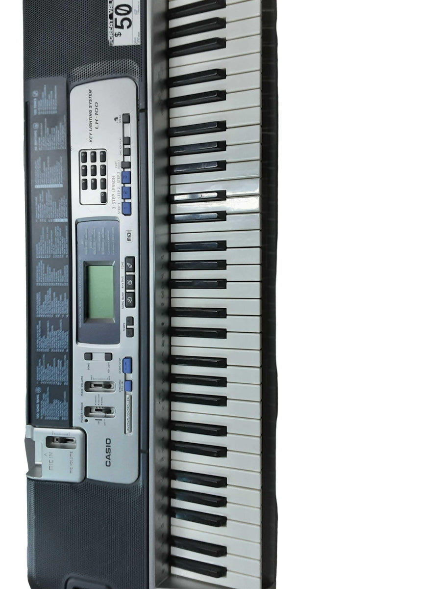 Casio Lk100 Silver Piano