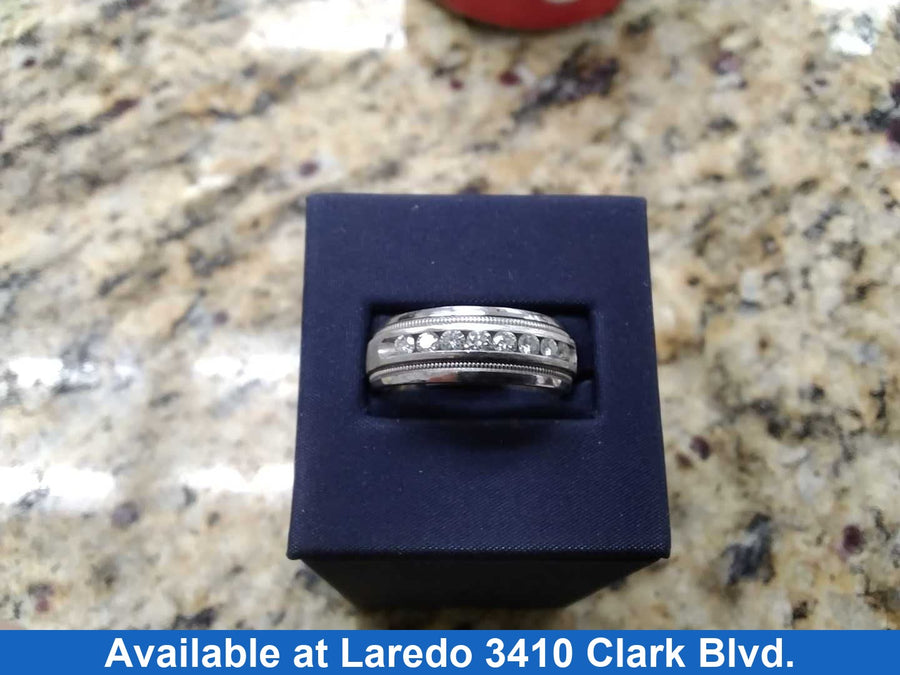Men's Ring - White Gold 14k (.585) 8.2 grams Size 10