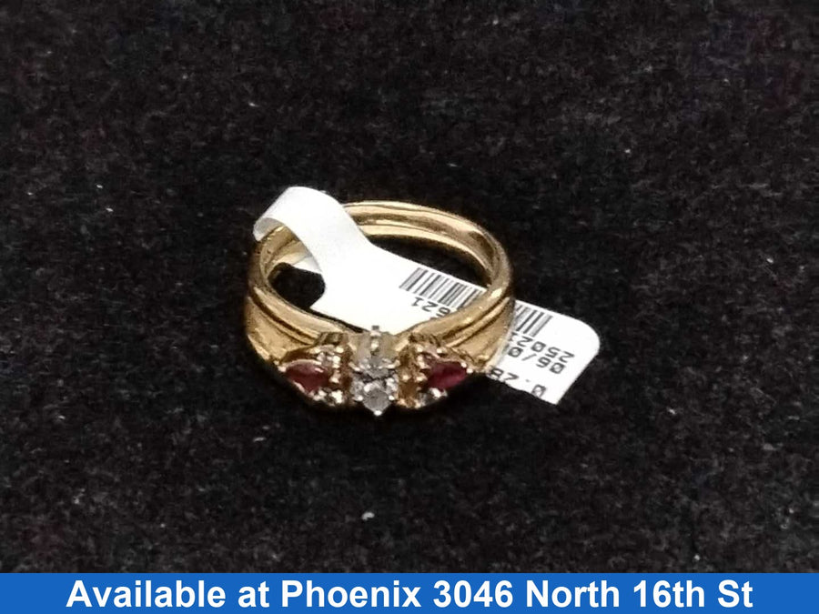 Women's Ring - Yellow Gold 14k (.585) 6.51 grams Size 5.5