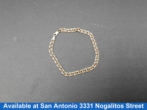 Cable Bracelet - Yellow Gold 10k (.417) 4.6 grams 7 inch
