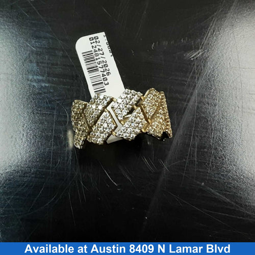 Women's Ring - Yellow Gold 10k (.417) 5.1 grams Size 20