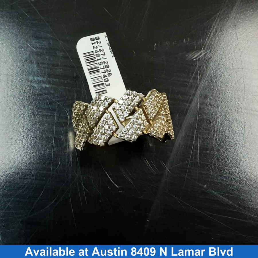 Women's Ring - Yellow Gold 10k (.417) 5.1 grams Size 20