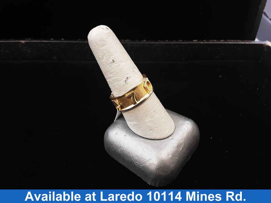 Women's Ring - Yellow Gold 10k (.417) 5.6 grams Size 20