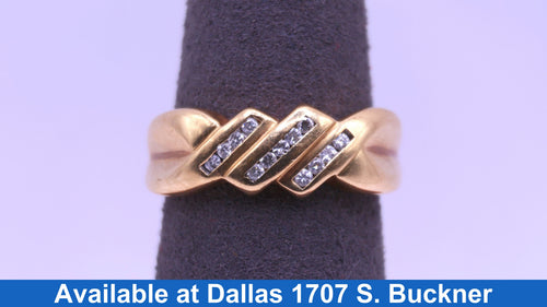 Women's Ring - Yellow Gold 10k (.417) 4.1 grams Size 9