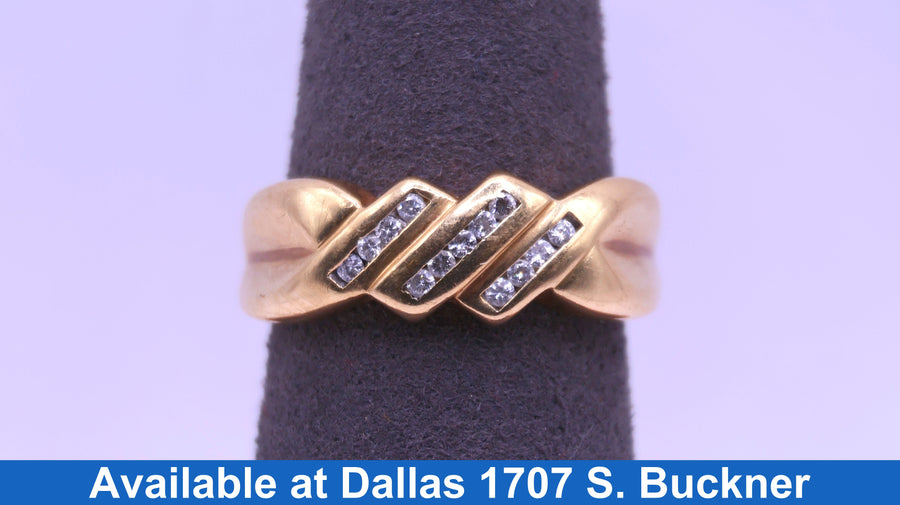 Women's Ring - Yellow Gold 10k (.417) 4.1 grams Size 9