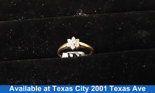 Women's Ring - Yellow Gold 10k (.417) 1.1 grams Size 7