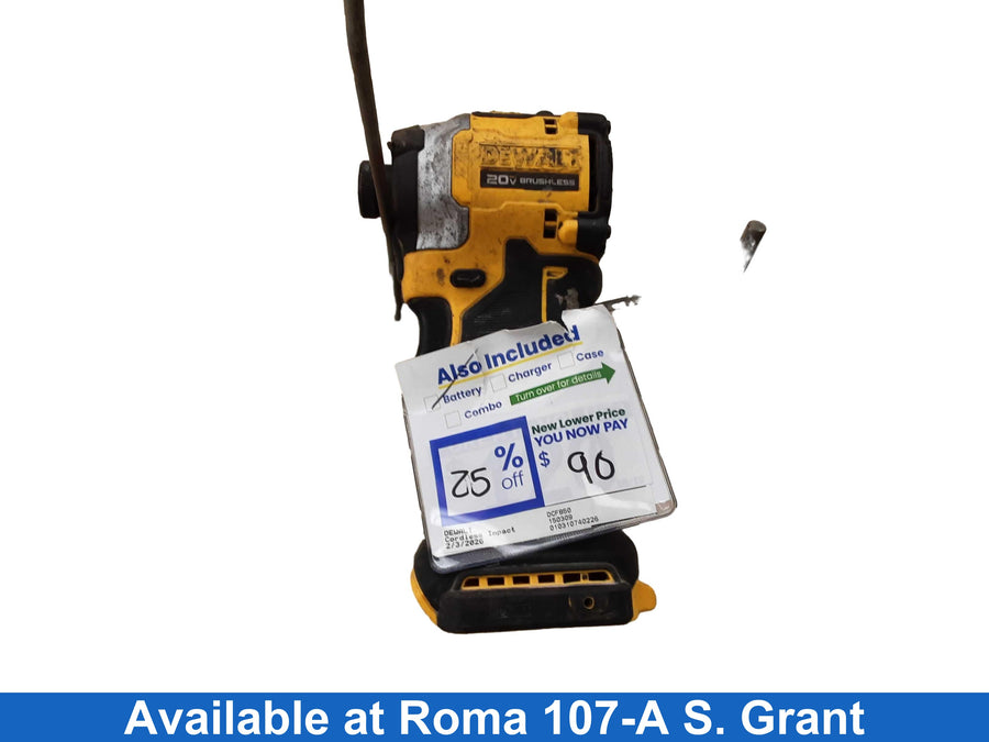 Dewalt Dcf850 Yellow Cordless Impact Drill