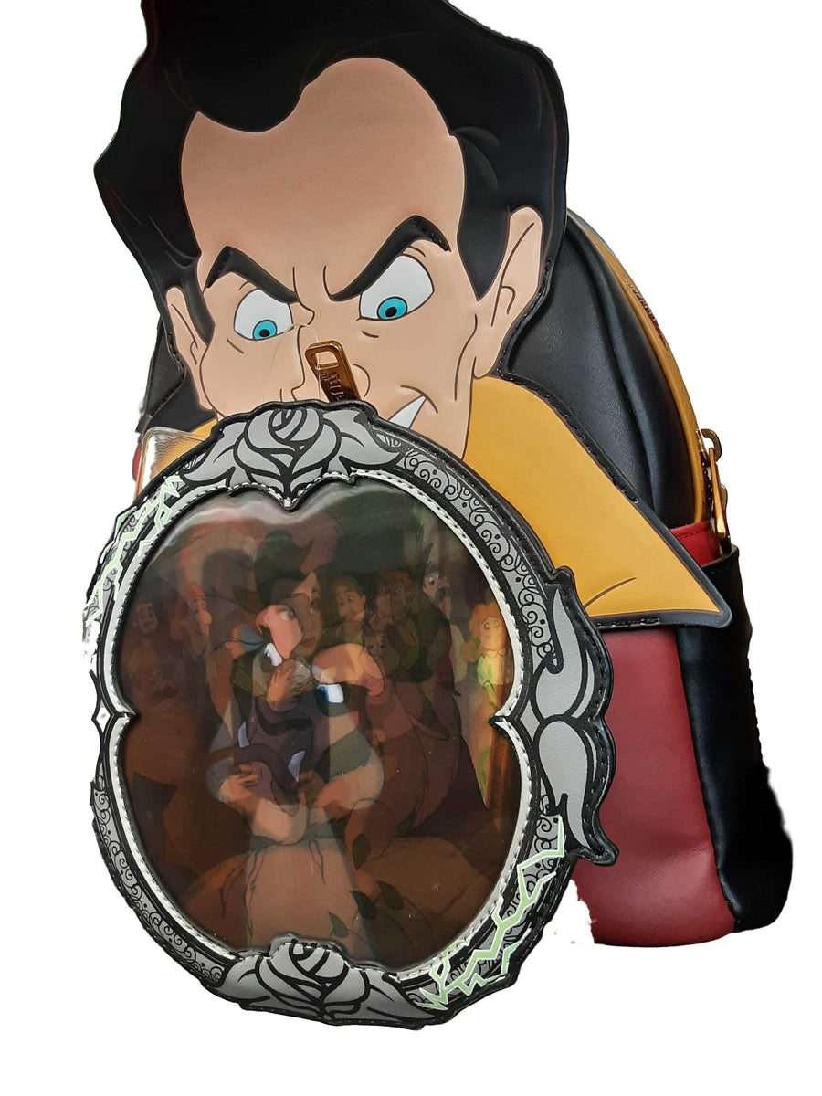 Loungefly Beauty And The Beast Black Backpack / Briefcase / Bag