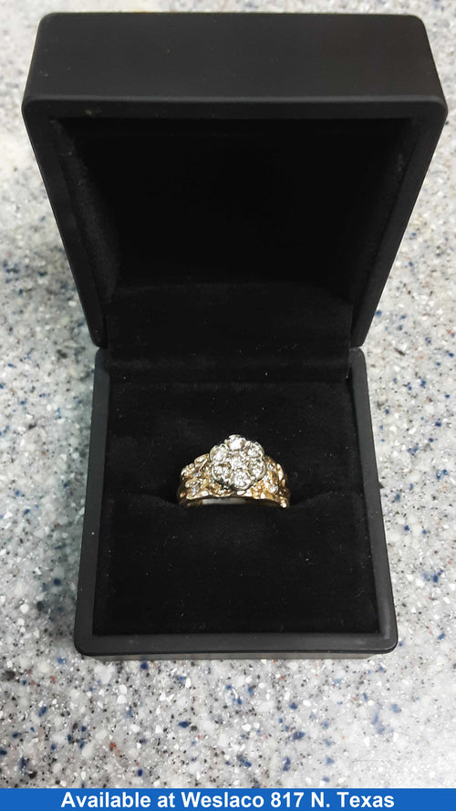 Women's Ring - Yellow Gold 14k (.585) 9.3 grams Size 9.5