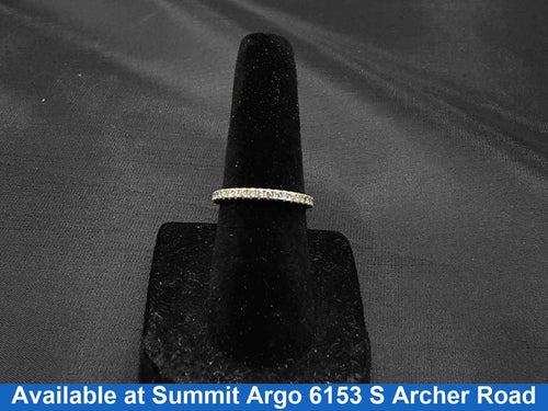 Ring - Wedding Band - White Gold 14k (.585) 1.7 grams Size 4.5