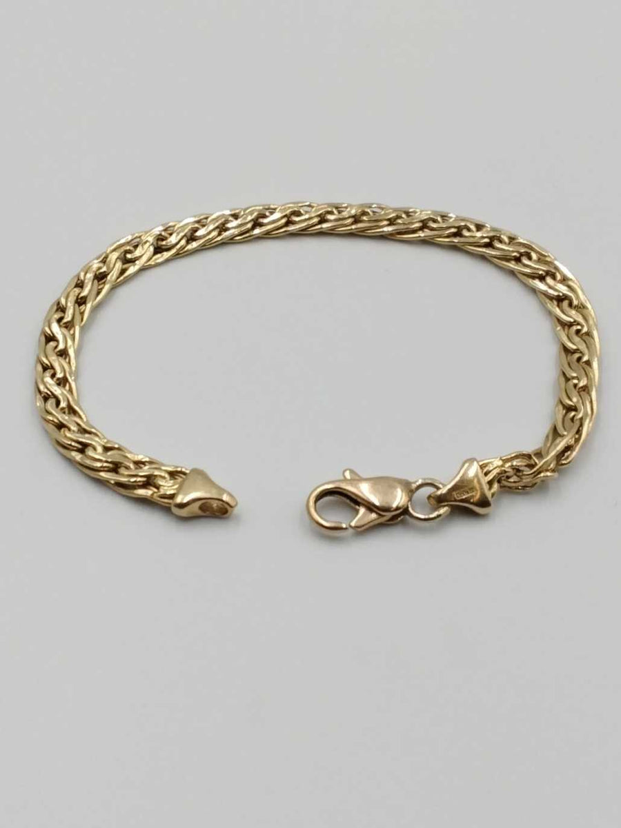 Wheat Bracelet - Yellow Gold 14k (.585) 7.6 grams 7 inch