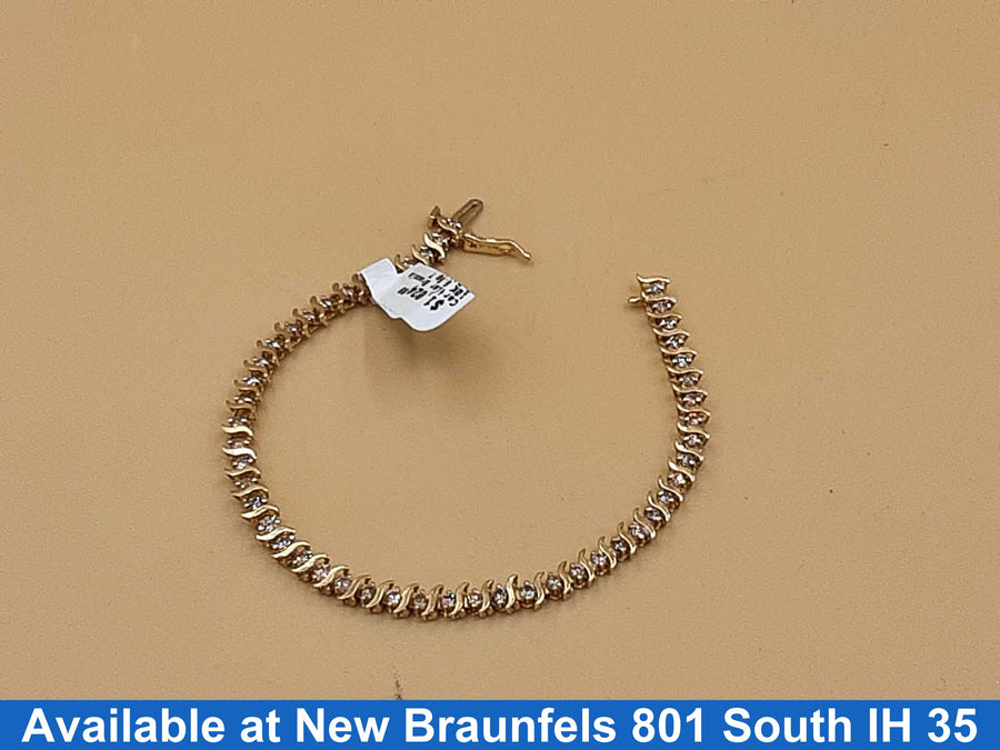 Bracelet - Yellow Gold 10k (.417) 6.5 grams 7 inch