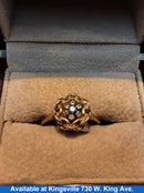 Women's Ring - Yellow Gold 14k (.585) 3.2 grams Size 7.5