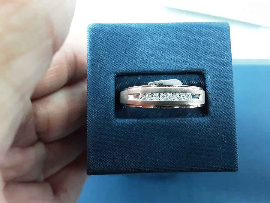 Ring - Wedding Band - Rose Gold 10k (.417) 2.5 grams Size 9.5