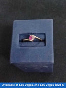 Women's Ring - Solitaire - Yellow Gold 18k (.750) 1.5 grams Size 10