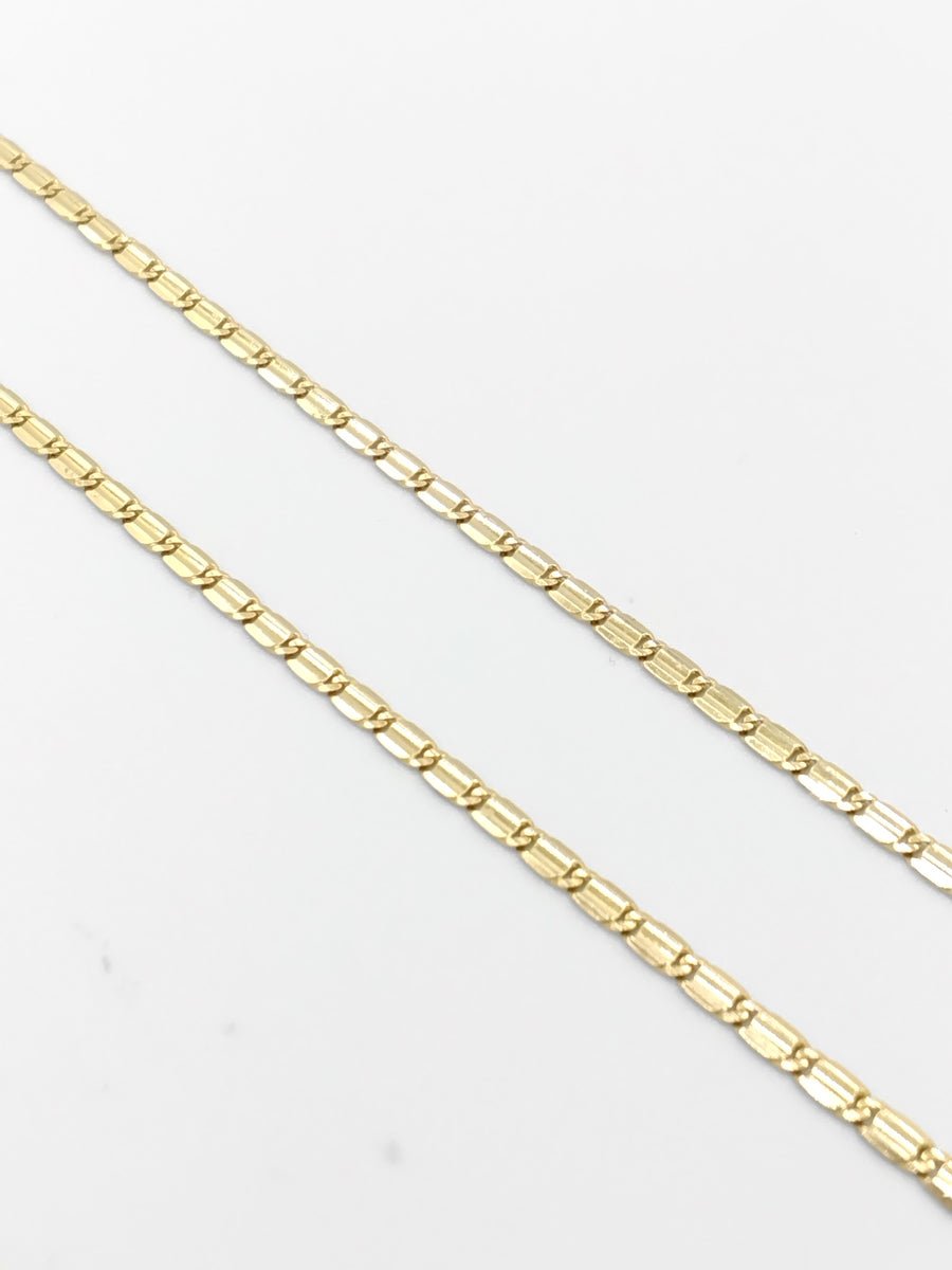 Woven Chain - Yellow Gold 14k (.585) 4.2 grams 20 inch