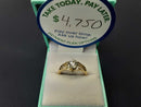 Women's Ring - Solitaire - Yellow Gold 14k (.585) 3.6 grams Size 8