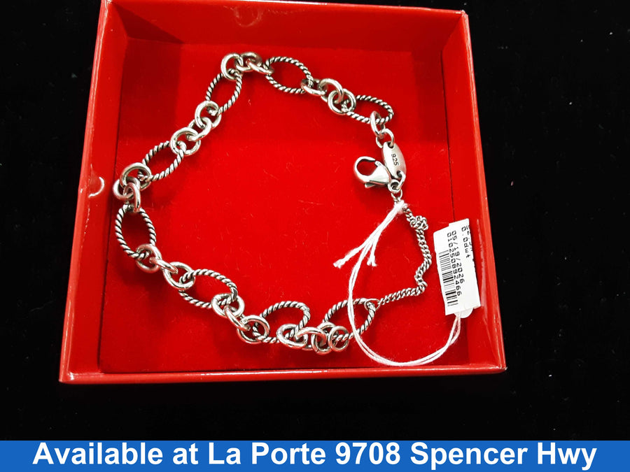 Cable Bracelet - Silver 14.9 grams 8 inch