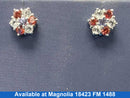 Double Stud Earring - Silver 2.6 grams