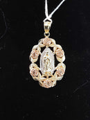 Religious Pendant - Tricolor Gold 14k (.585) 2.6 grams