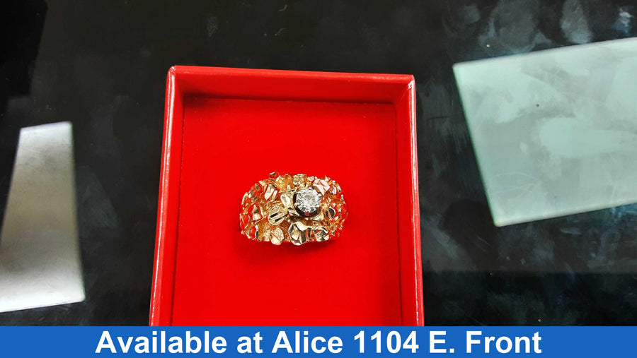 Men's Ring - Yellow Gold 14k (.585) 8.3 grams Size 9