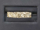 Fancy Wedding Band - White Gold 14k (.585) 2.8 grams Size 7