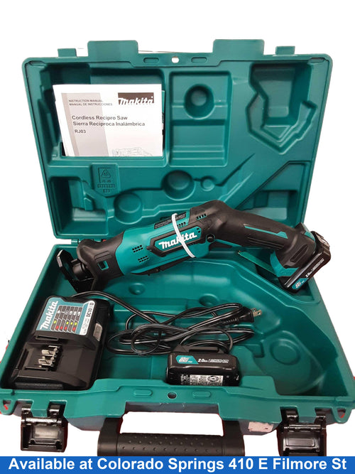 Makita Rj03 Blue Cordless Reciprocating Saw