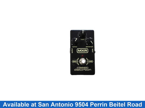 Mxr Classic Distortion Black Audio Equipment