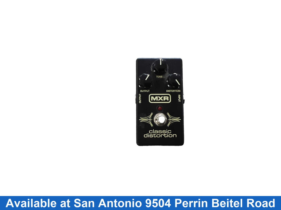 Mxr Classic Distortion Black Audio Equipment