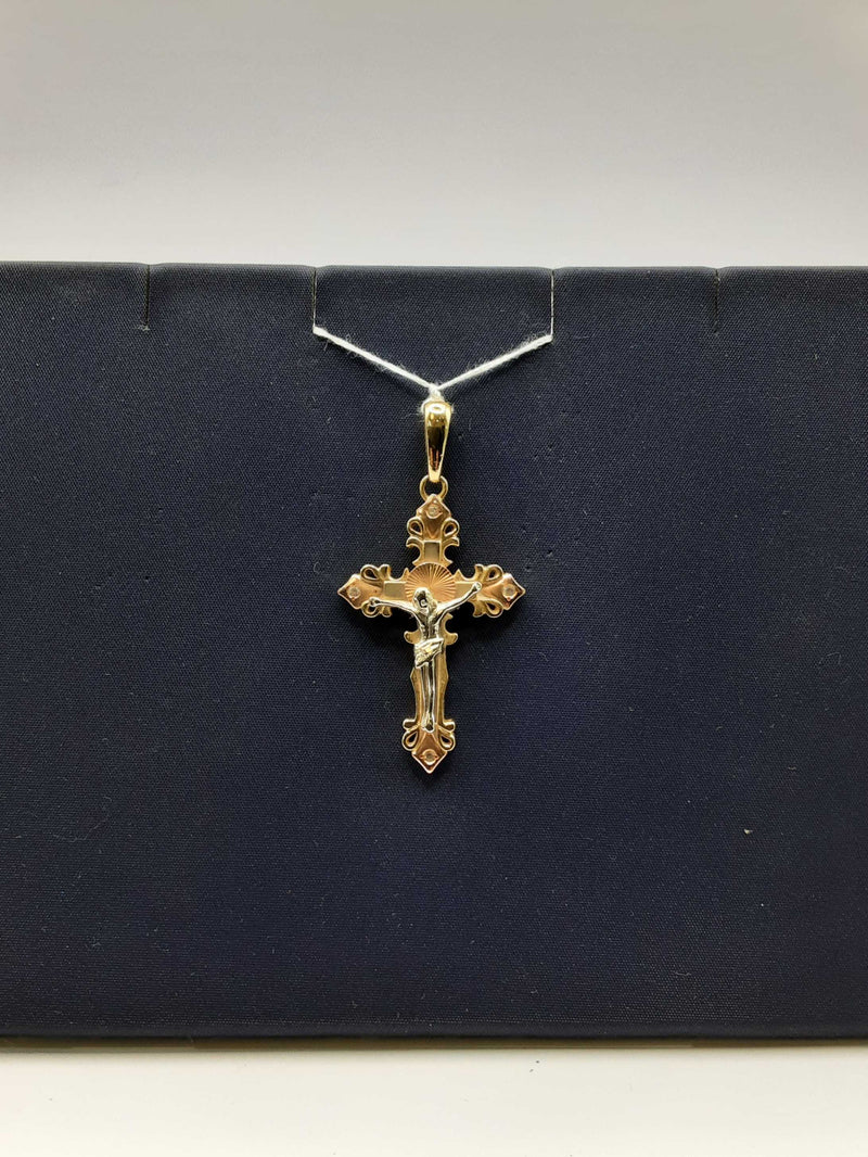 10kt Crucifix Pendant
