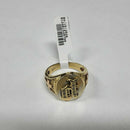 Men's Ring - Yellow Gold 14k (.585) 8.5 grams Size 10.5