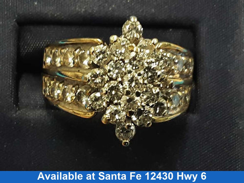 Women's Ring - Yellow Gold 10k (.417) 7 grams Size 20