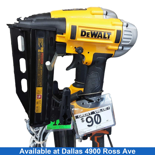 Dewalt Dwfp1838 Yellow Pneumatic Framing Nailer