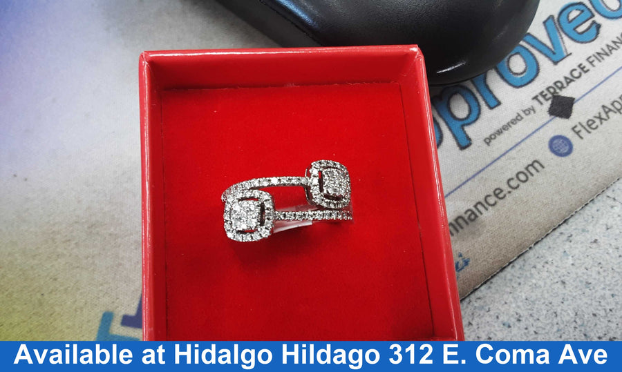 Women's Ring - White Gold 18k (.750) 5.6 grams Size 6