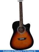 Washburn L21084806 Brown Acoustic / Electric Classic Guitar
