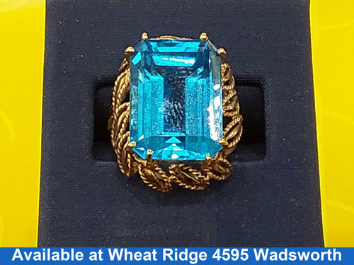 Women's Ring - Yellow Gold 10k (.417) 5.5 grams Size 8.5